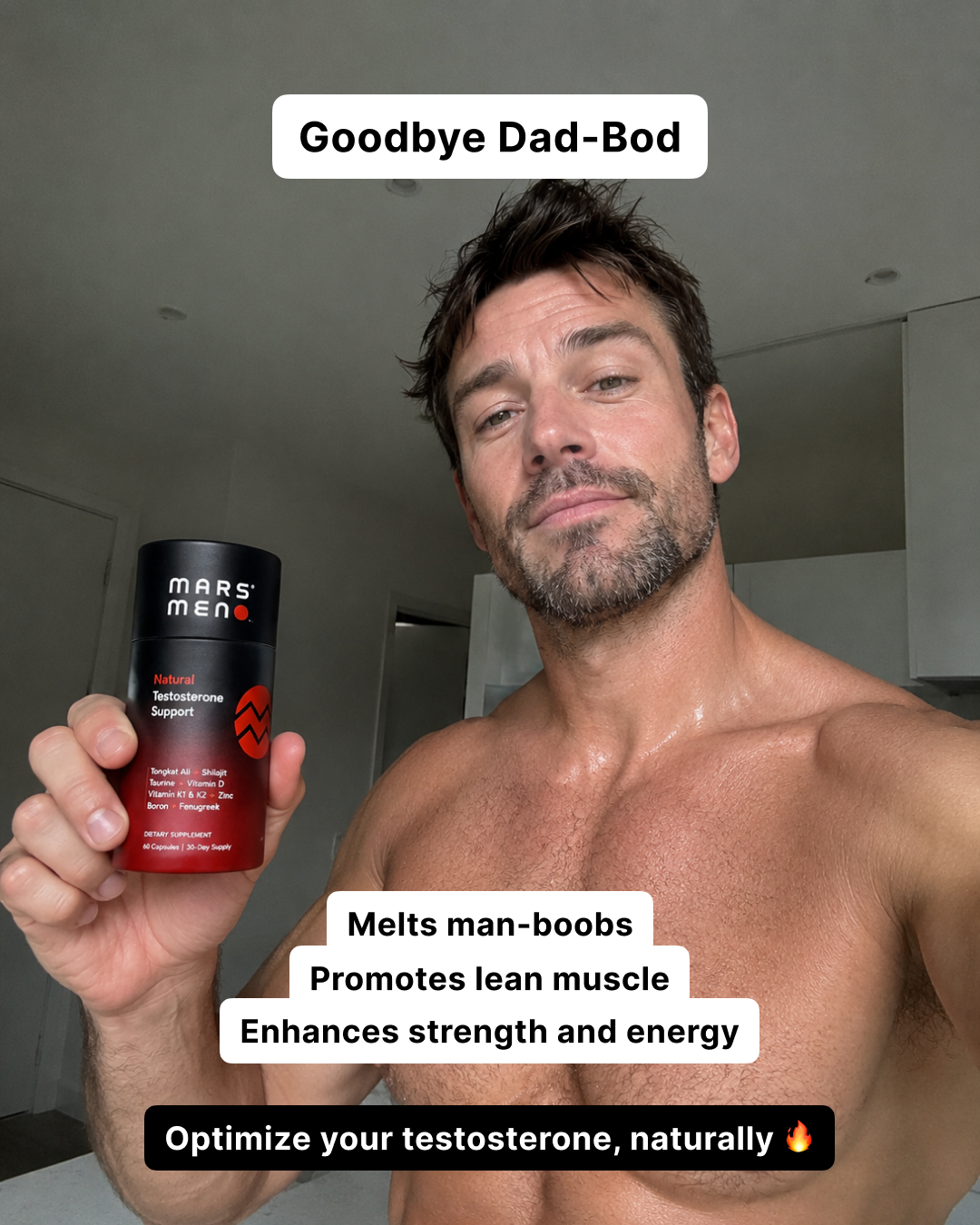Goodbye Dad-Bod ad in 4:5 format